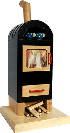 Räucherofen Kaminofen mit Holz