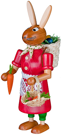 Osterhäsin, farbig