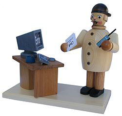 Räuchermann Computerfreak, natur